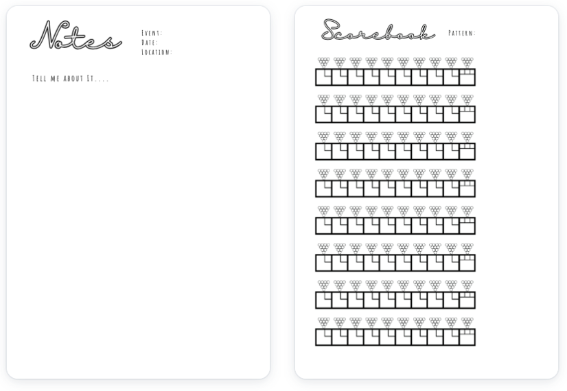 Paisley 8 Game Journal