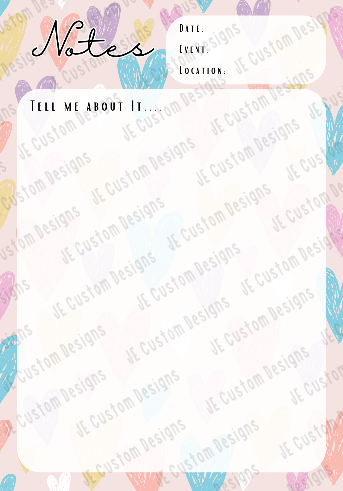 6-Game Colorful Bowling Journal