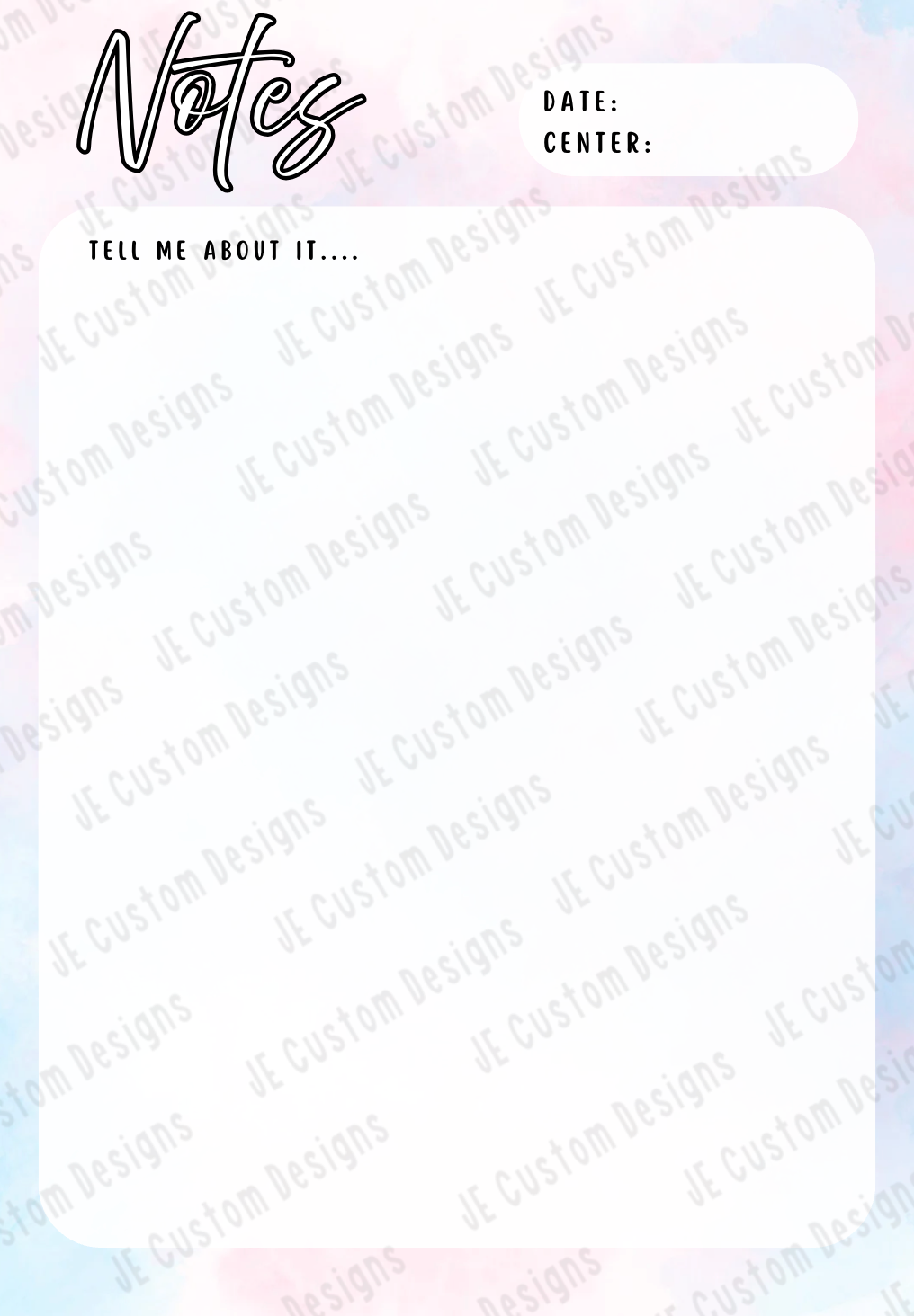 Colorful 3-Game Journal